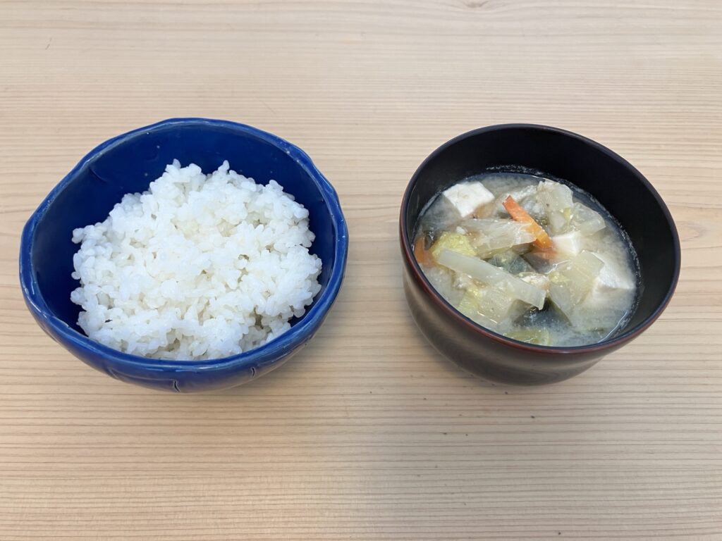 白ごはんと味噌汁 一汁一菜