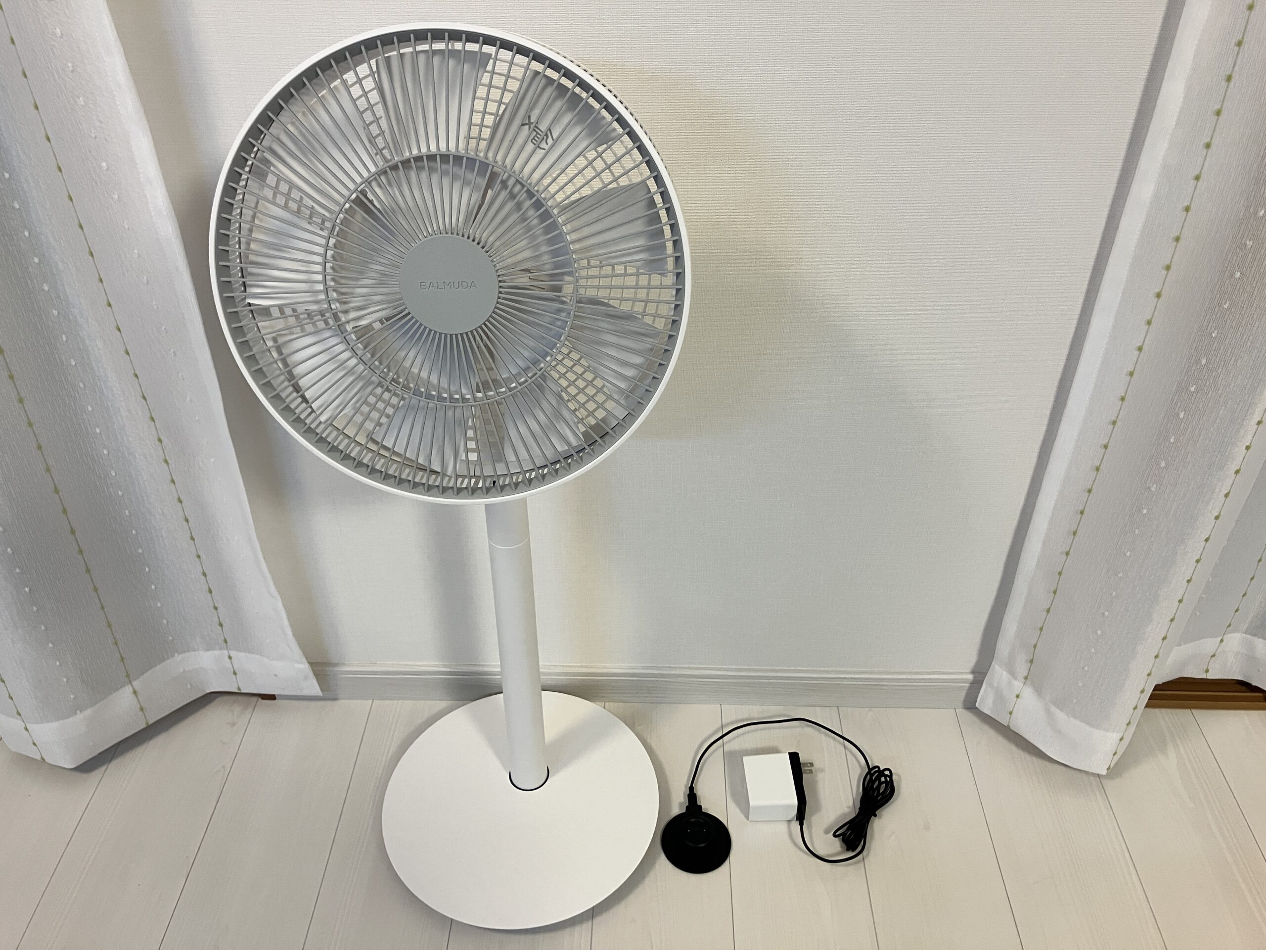 バルミューダ The GreenFan EGF-1700 本体とバッテリー＆ドック（AGR02JP）の一式