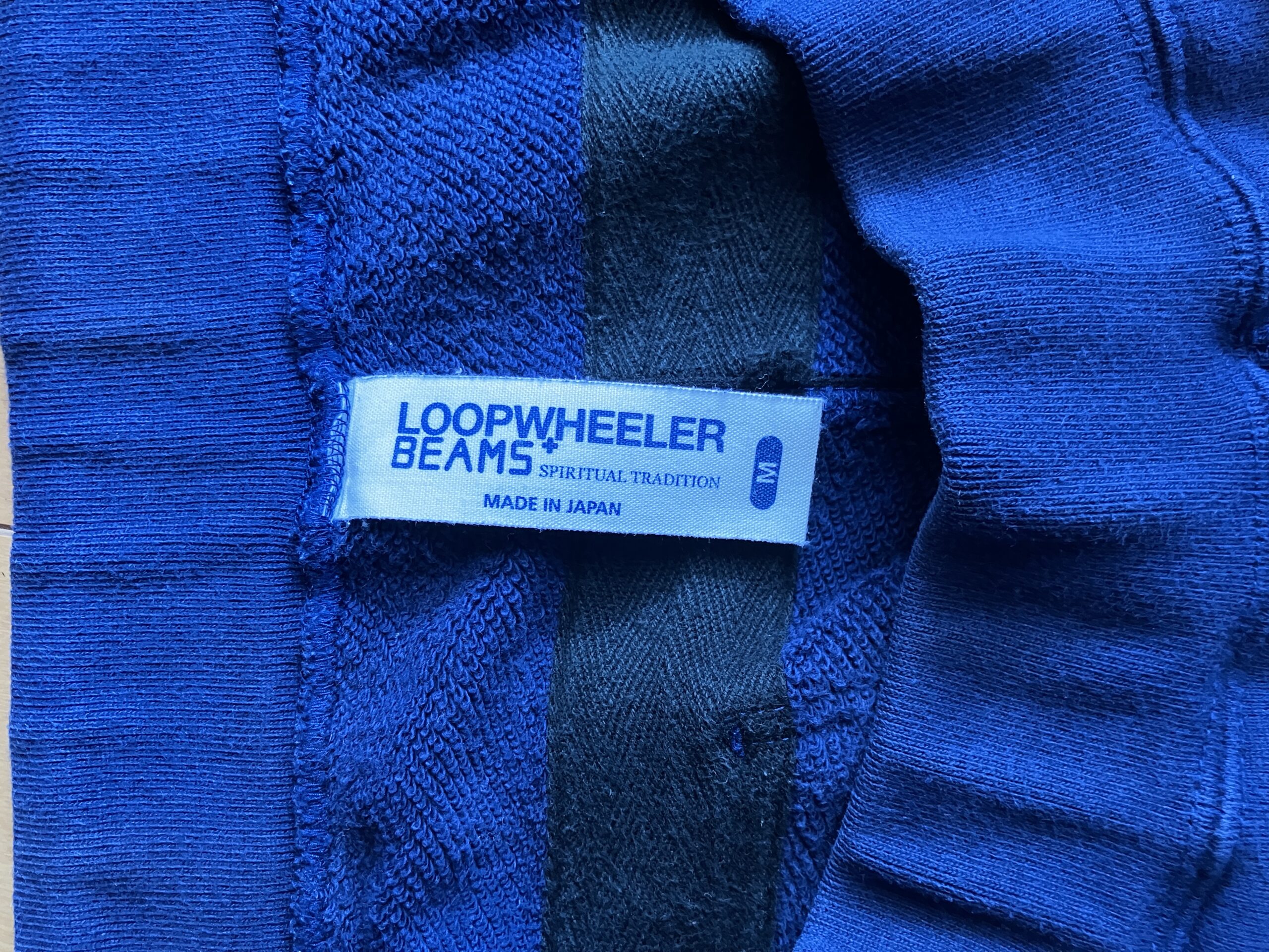 LOOPWHEELER × BEAMS SPIRITUAL TRADITION Made in Japan タグ